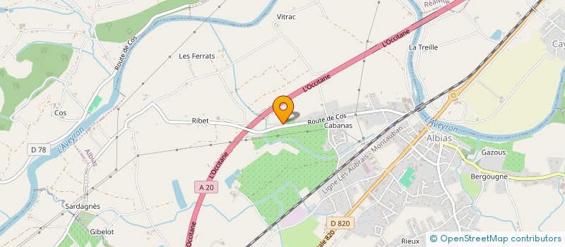 localisation de l'entreprise CLASSIC CARRELAGE  ALBIAS