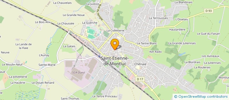 localisation de l'entreprise CLASSIC ET RACING 911 ATLANTIQUE  LE TEMPLE-DE-BRETAGNE