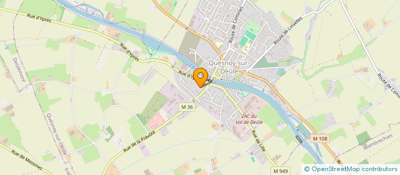 localisation de l'entreprise CLASSIC GALLERY  QUESNOY-SUR-DEULE