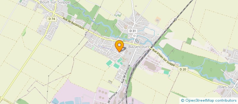 localisation de l'entreprise CLASSIC N'JAZZ  BAZANCOURT