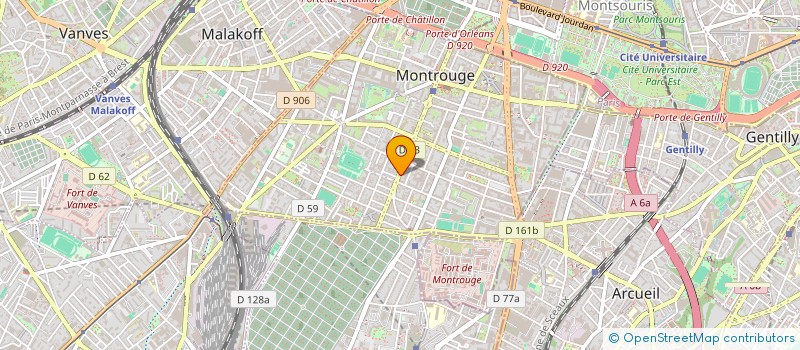 localisation de l'entreprise CLASSIC RACING CAR à MONTROUGE