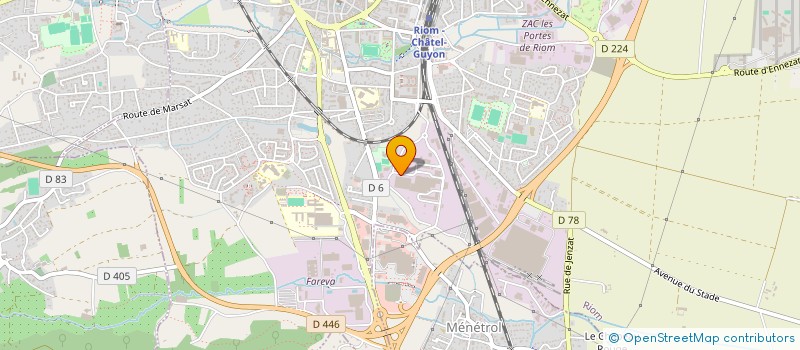 localisation de l'entreprise CLASSIC RACING CLUB  RIOM