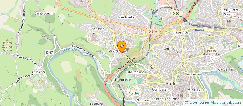 localisation de l'entreprise CLASSIC ROADSTER  RODEZ