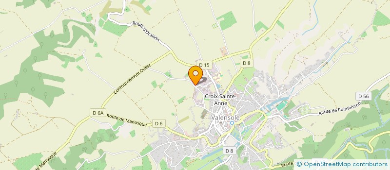 localisation de l'entreprise CLASSIC'S CARROSSERIE  VALENSOLE