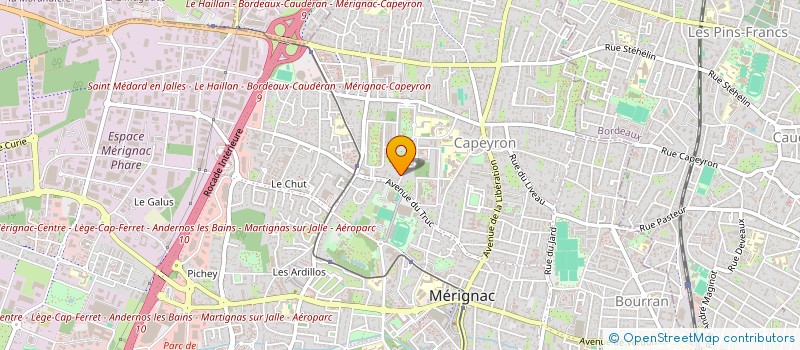 localisation de l'entreprise CLASSIC WINE TOURS  MERIGNAC