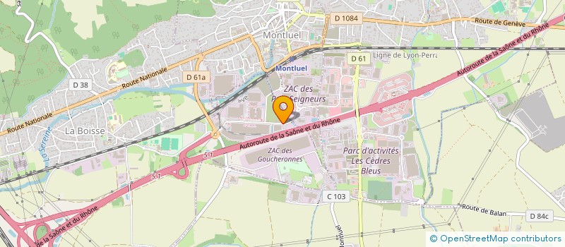 localisation de l'entreprise CLASSICA  LA BOISSE