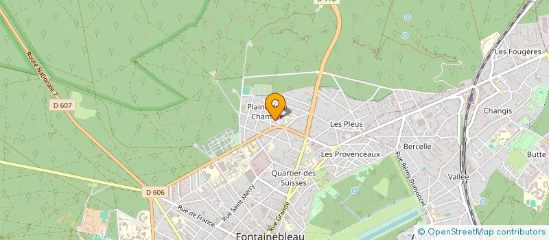 localisation de l'entreprise CLASSICA VIVACE (ACV)  FONTAINEBLEAU