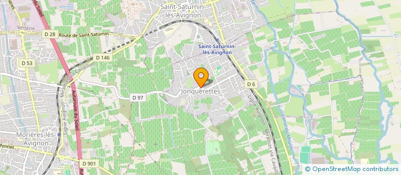 localisation de l'entreprise CLASSICARS84  CHATEAUNEUF-DE-GADAGNE