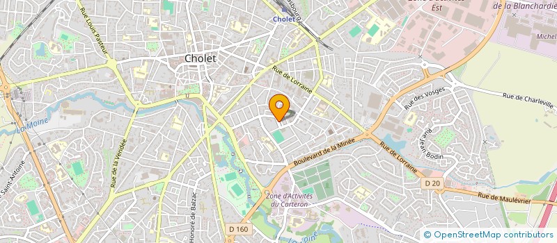 localisation de l'entreprise CLASSICO à CHOLET