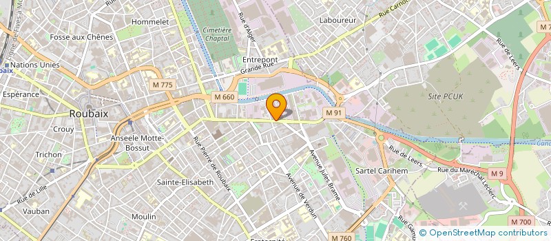 localisation de l'entreprise CLASSICS BARBER  ROUBAIX