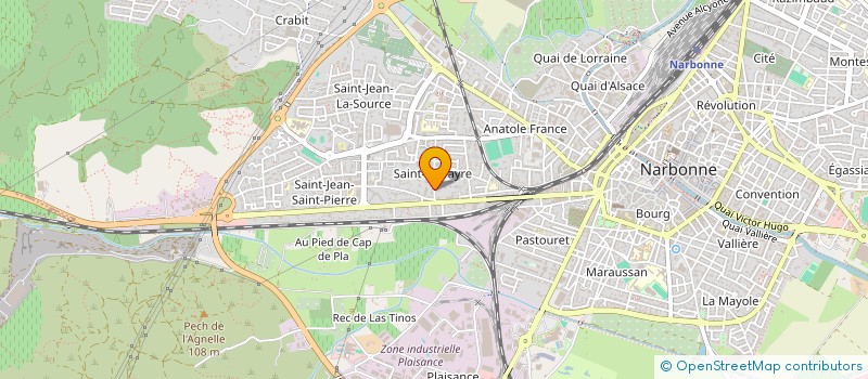 localisation de l'entreprise CLASSIQU'ARTS  NARBONNE