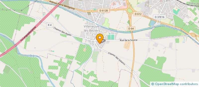 localisation de l'entreprise CLASSIQUE AUTOS  VILLENEUVE-LES-BEZIERS