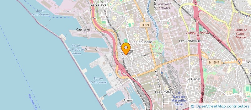 localisation de l'entreprise CLASSLOCVTC à MARSEILLE