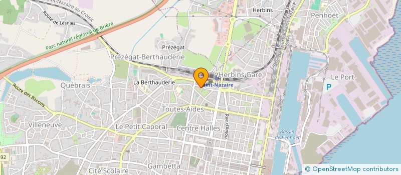 localisation de l'entreprise CLASSWEST à SAINT-NAZAIRE