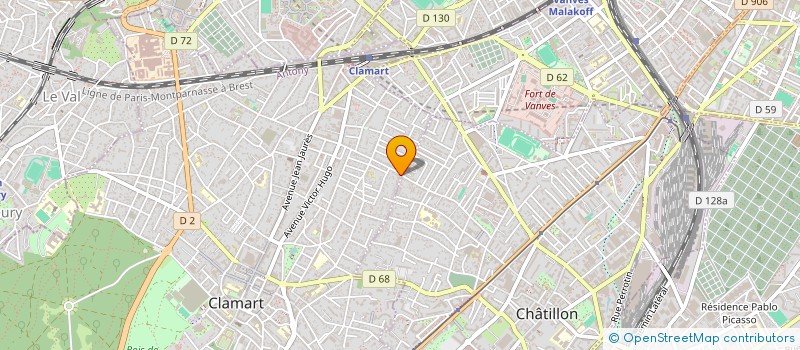 localisation de l'entreprise CLASSY CARS à CLAMART
