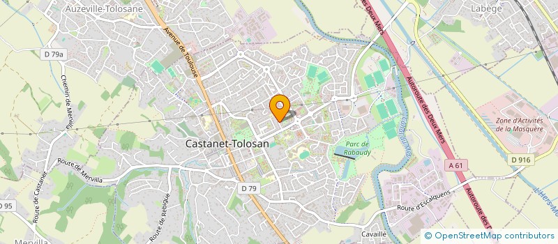 localisation de l'entreprise CLASTRES CONSEIL à CASTANET-TOLOSAN