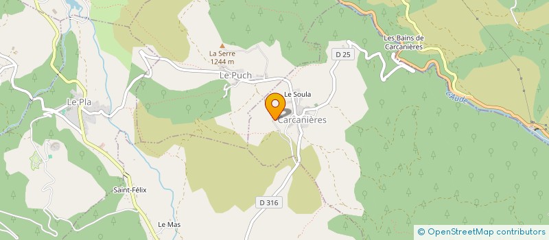 localisation de l'entreprise CLASTRES LOPEZ à CARCANIERES