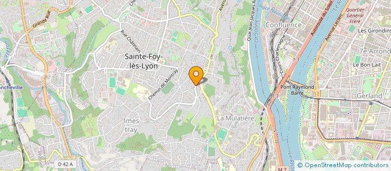 localisation de l'entreprise CLASYMAX  SAINTE-FOY-LES-LYON