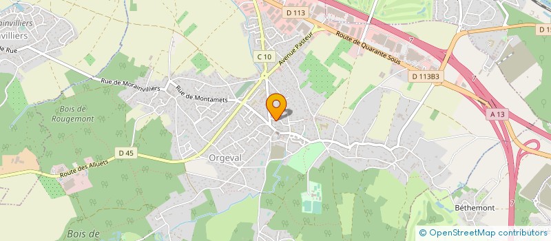 localisation de l'entreprise CLATHAN CAPITAL à ORGEVAL