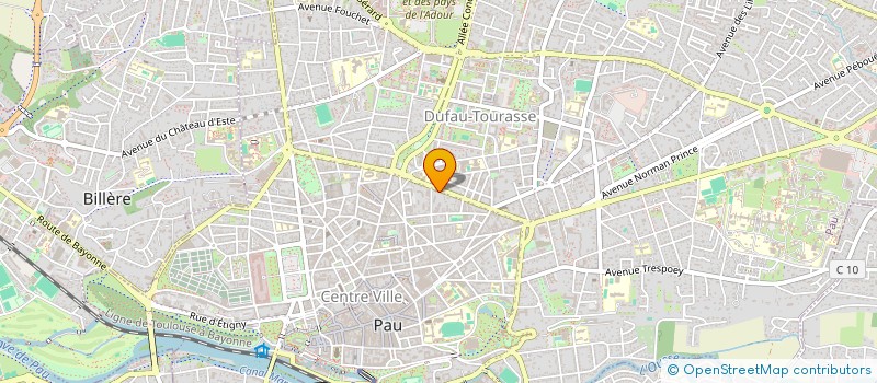 localisation de l'entreprise CLATIENNE à PAU