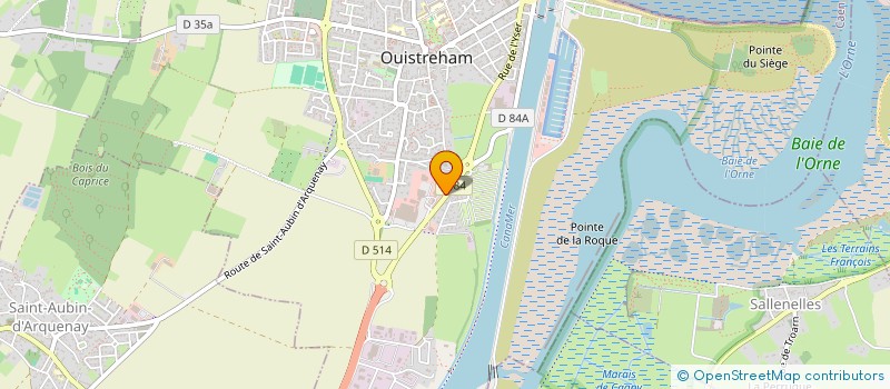 localisation de l'entreprise CLATOT 2  OUISTREHAM