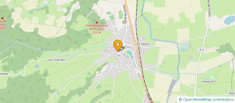 localisation de l'entreprise CLATP  CHAMPDIEU