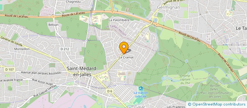 localisation de l'entreprise CLAUCO  SAINT-MEDARD-EN-JALLES