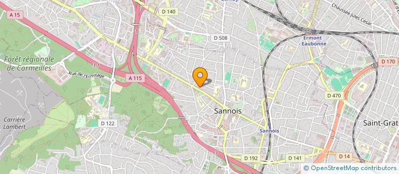 localisation de l'entreprise CLAUD'UBOIS  SANNOIS