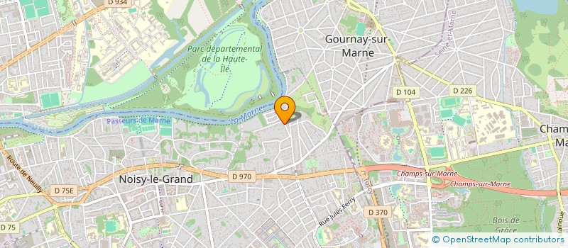 localisation de l'entreprise CLAUDA  NOISY-LE-GRAND