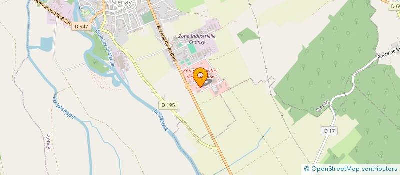localisation de l'entreprise CLAUDAIN à STENAY