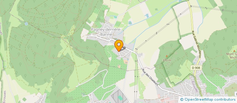 localisation de l'entreprise CLAUDAIN  PAGNEY-DERRIERE-BARINE