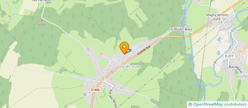 localisation de l'entreprise CLAUDAVENTURE  VY-LES-LURE