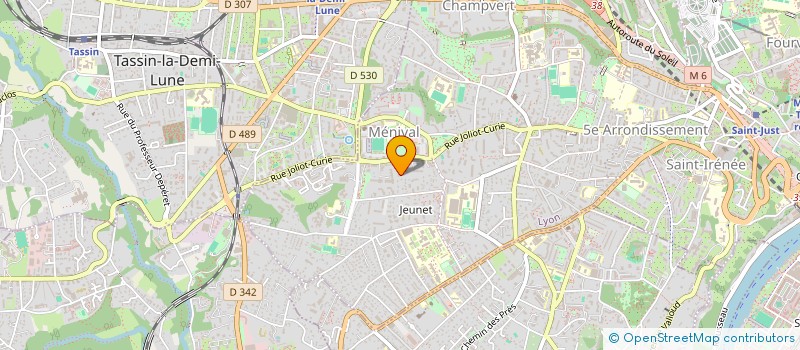 localisation de l'entreprise CLAUDE  LYON