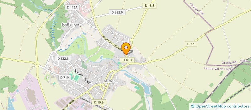 localisation de l'entreprise CLAUDE  AUNEAU-BLEURY-SAINT-SYMPHORIEN