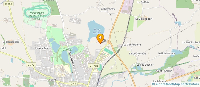 localisation de l'entreprise CLAUDE  CHATEAUBRIANT