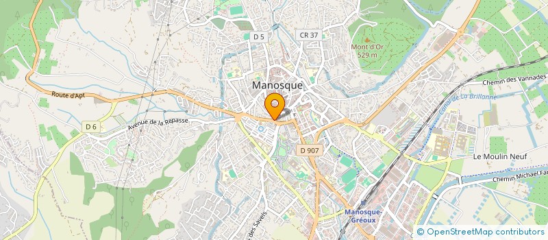 localisation de l'entreprise CLAUDE.A à MANOSQUE