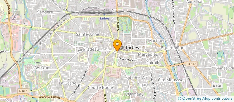 localisation de l'entreprise CLAUDE AMEILHAUD A.A, JEAN-FRANCOIS ARIES A.A, SOPHE BERNARD BROUCARET, JESSICA FOURALI, ANAIS LANGLA, JEAN-CLAUDE SENMA  TARBES