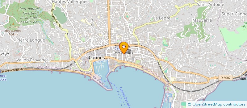 localisation de l'entreprise CLAUDE ANDRE INTERNATIONAL à CANNES