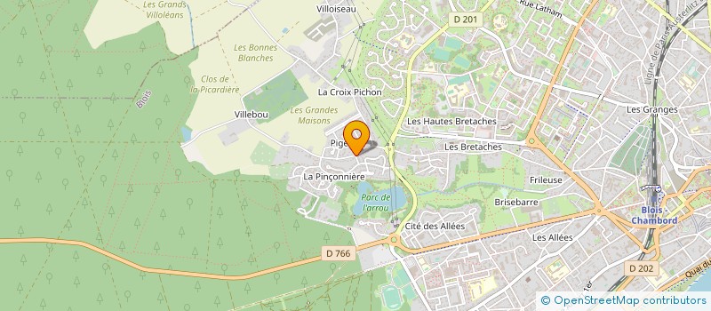 localisation de l'entreprise CLAUDE AUFRERE CONSTRUCTION  BLOIS