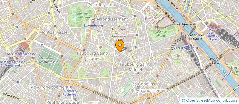 localisation de l'entreprise CLAUDE BERNARD  PARIS