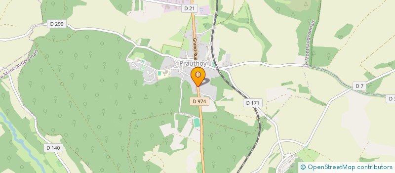 localisation de l'entreprise CLAUDE BERNIER à LE MONTSAUGEONNAIS