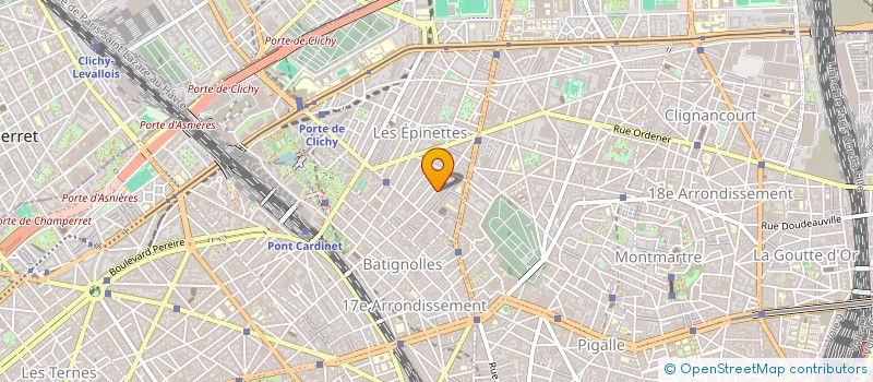 localisation de l'entreprise CLAUDE BERTRAND ARTISANAT TECH BATIMENT à PARIS
