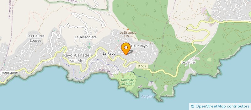 localisation de l'entreprise CLAUDE BOULET PARTICIPATIONS à RAYOL-CANADEL-SUR-MER