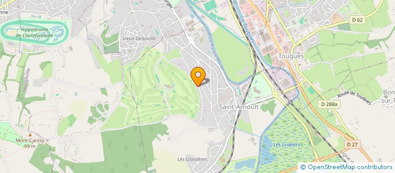 localisation de l'entreprise CLAUDE CASTEX à SAINT-ARNOULT