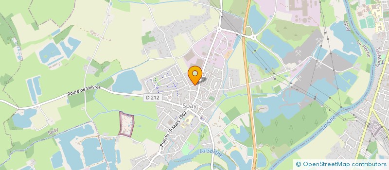 localisation de l'entreprise CLAUDE CHAPPE  ALLONNES