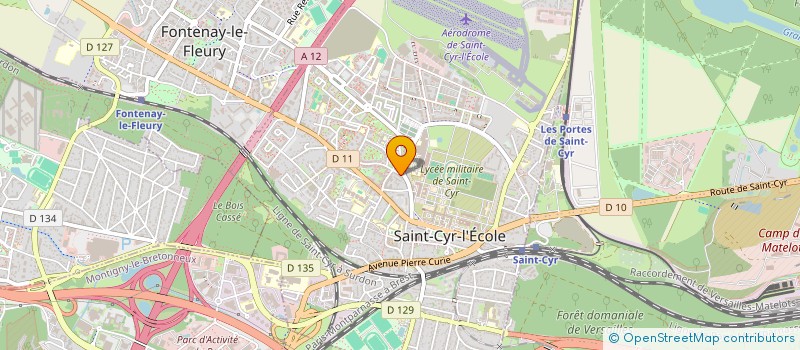localisation de l'entreprise CLAUDE COIFFURE à SAINT-CYR-L'ECOLE