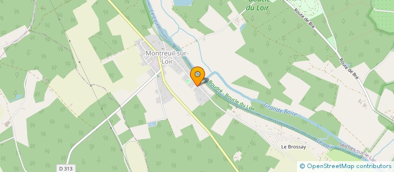 localisation de l'entreprise CLAUDE COMPUTING SARL  MONTREUIL-SUR-LOIR