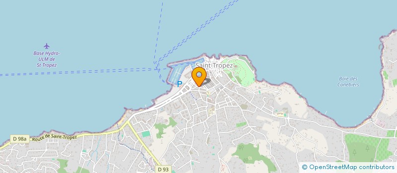 localisation de l'entreprise CLAUDE DE PALMA à SAINT-TROPEZ