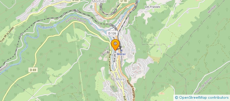 localisation de l'entreprise CLAUDE DELACROIX à HAUTS DE BIENNE