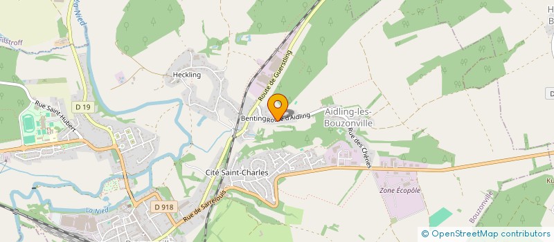 localisation de l'entreprise CLAUDE ET MARIE JEANNE  BOUZONVILLE